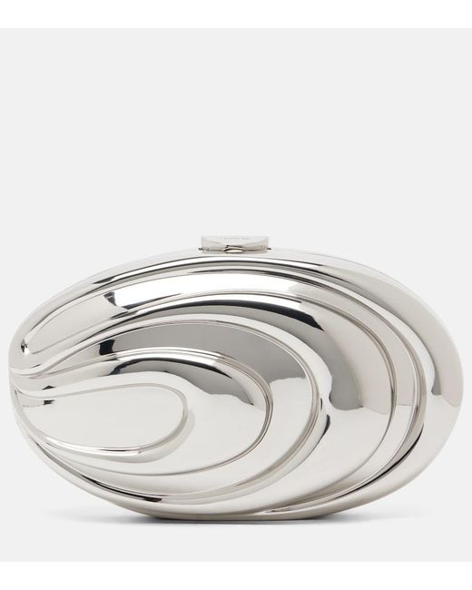 Jonathan Simkhai Inez Metallic Clutch