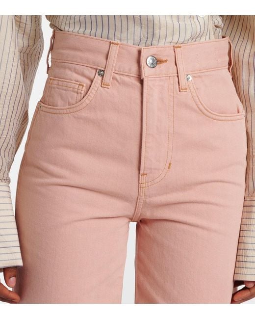 Jean Droit Dylan Veronica Beard en coloris Pink