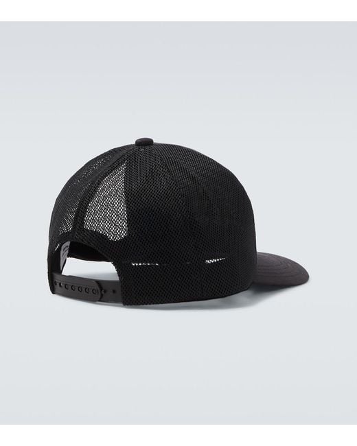 Visvim Black Logo Cotton Baseball Cap for men