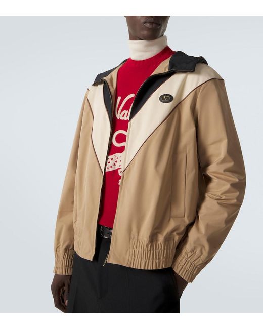 Valentino Natural Vlogo Striped Jacket for men