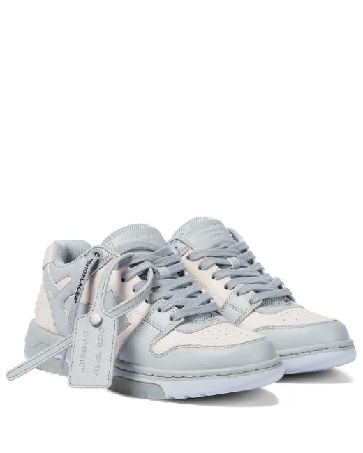 office leather trainers