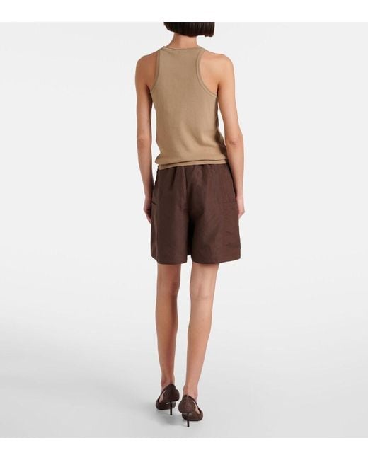 Max Mara Natural Cotton Tank Top