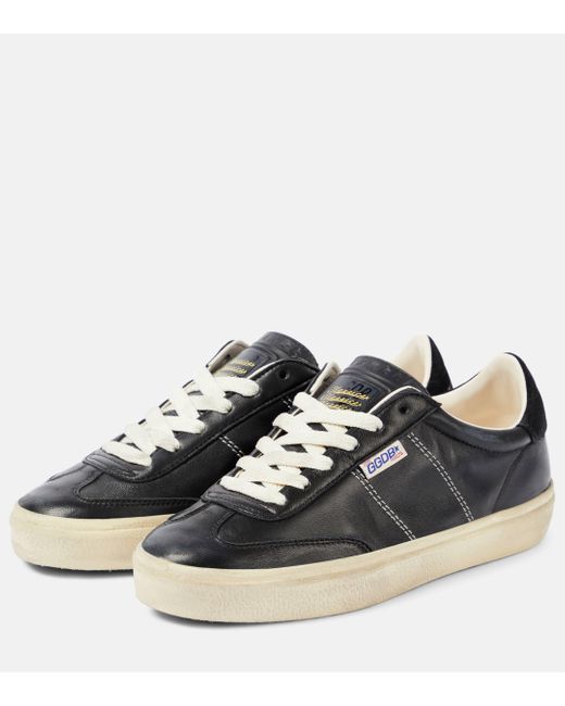 Golden Goose Deluxe Brand Black Soul-star Leather Sneakers