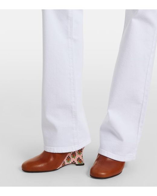 FRAME White The Rodeo Bootcut Jeans