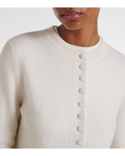 Lisa Yang White Wilona Cashmere Cardigan