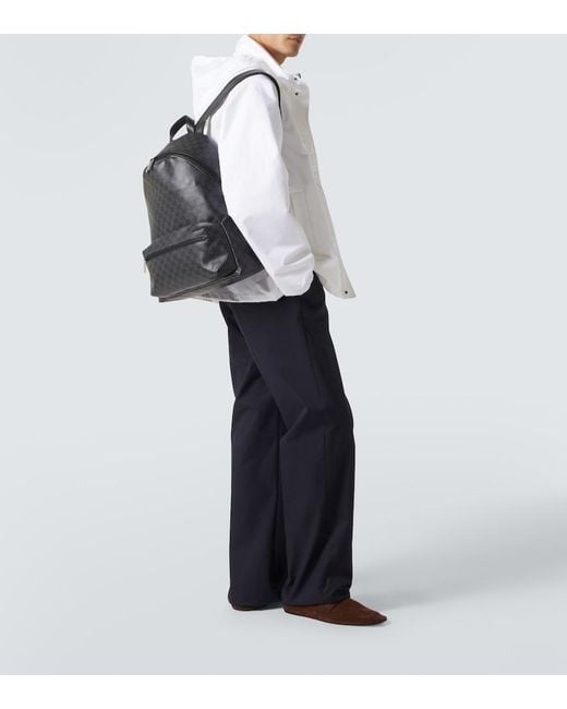 Gucci Black Essence Classic Gg Canvas Medium Backpack for men