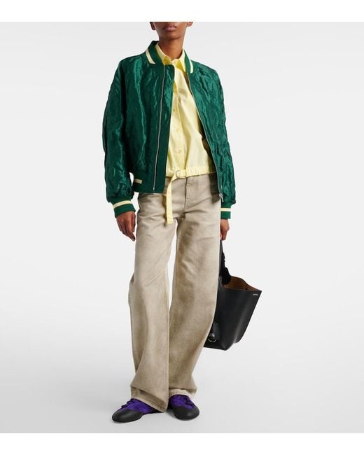 Loewe Yellow Double L Cotton Shirt