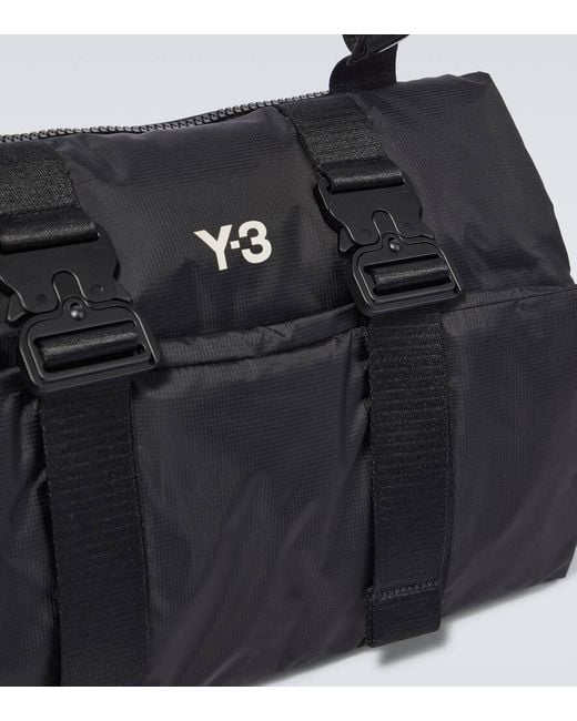 Y-3 Black Crossbody Bag for men