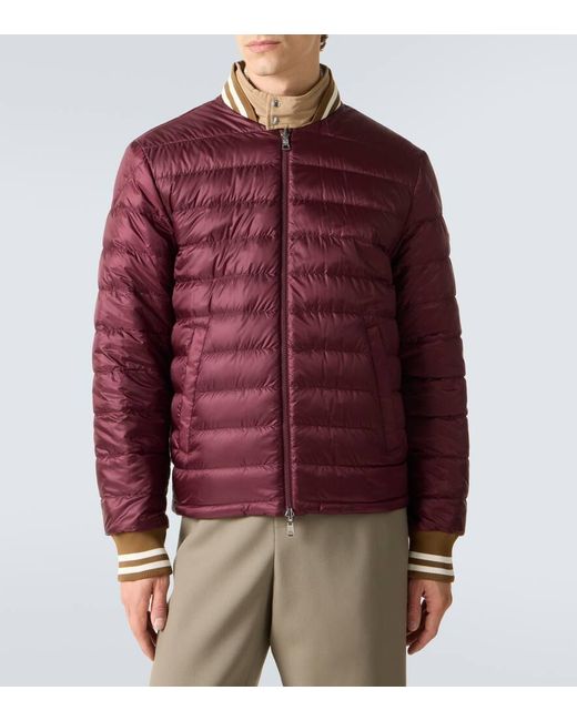 Moncler Natural Archivio Reversible Bomber Jacket for men