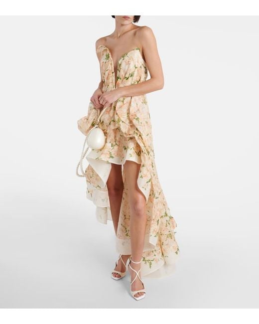 Jimmy Choo Metallic Bridal Verzierte Sandalen Azia Aus Leder