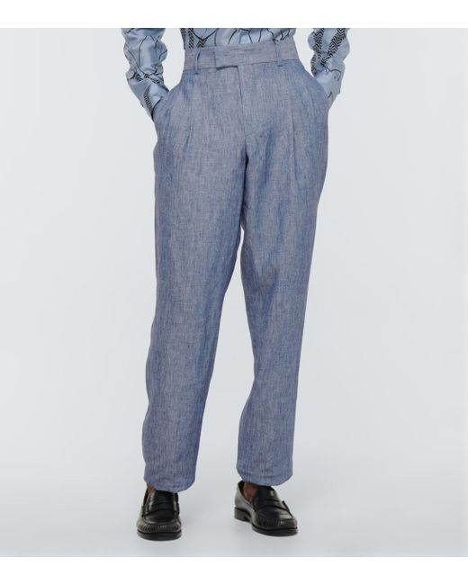 armani linen pants