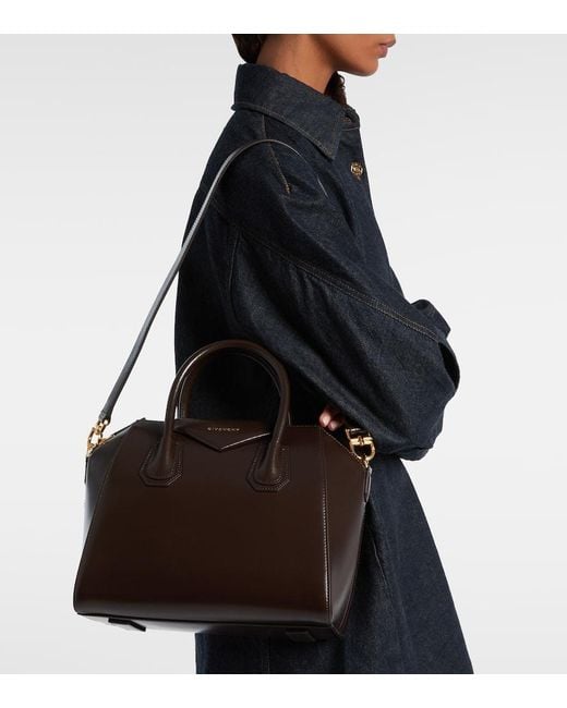 Givenchy Black Tote Bag Antigona Small Aus Leder