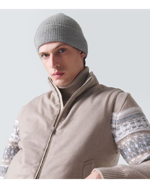 Berretto di Zegna in Gray da Uomo
