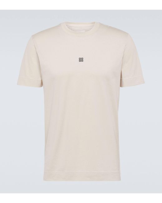 Givenchy Natural Cotton Jersey T-shirt for men
