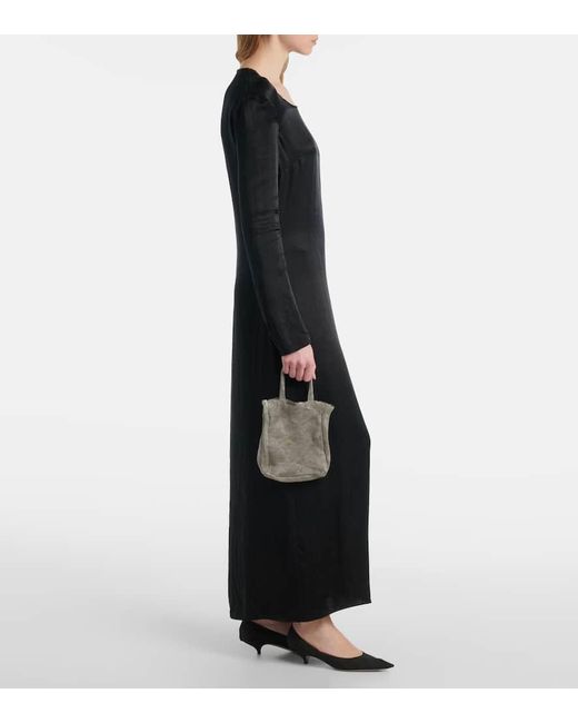 The Row Gray Imogen Mini Mesh Tote Bag