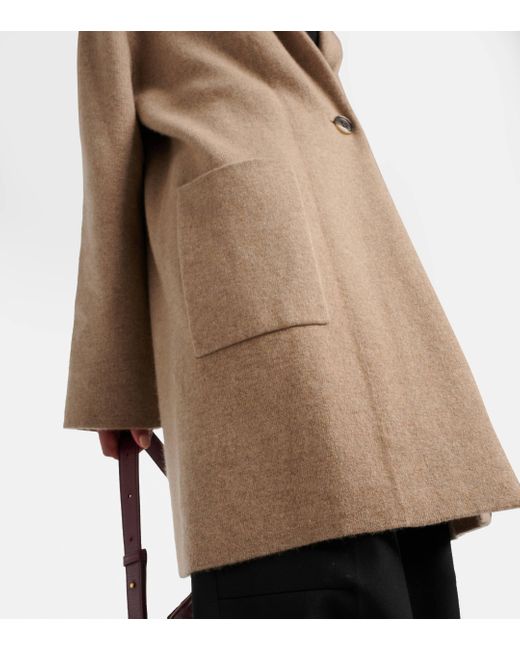 Lisa Yang Natural Anni Cashmere Coat