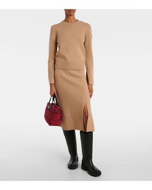 Moncler Red Tote Bag Caradoc Mini