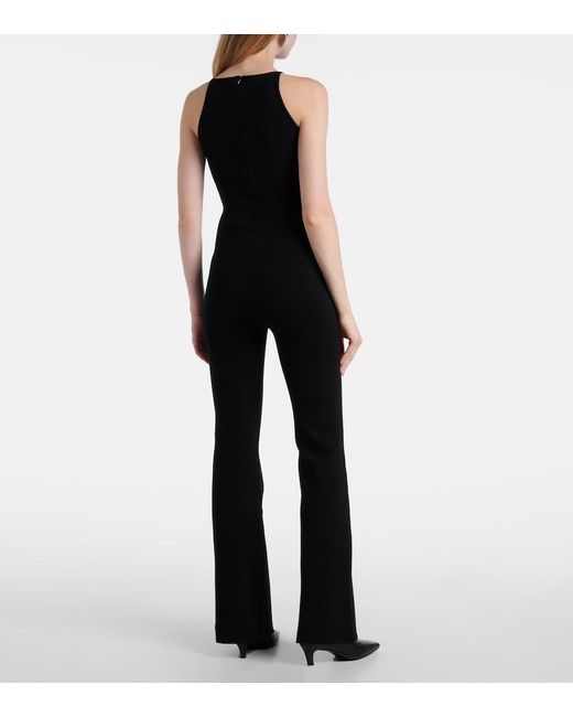 Courreges Black Logo Jumpsuit