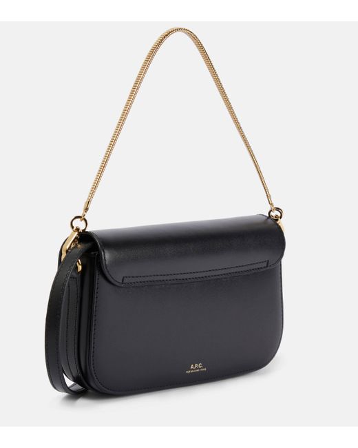 A.P.C. Black Grace Leather Shoulder Bag