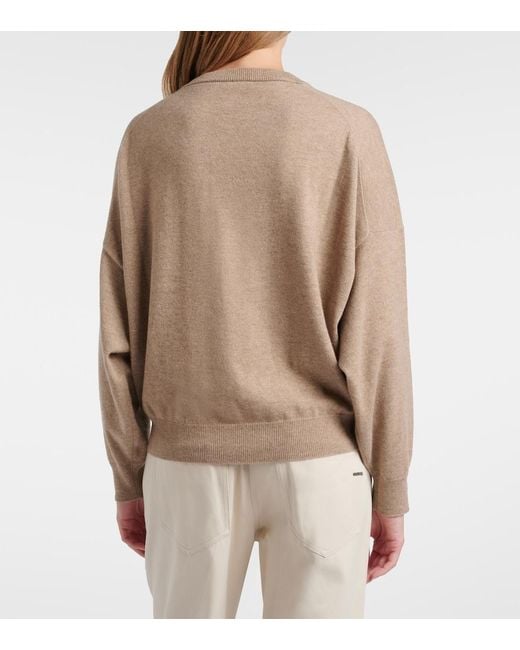 Pullover di Brunello Cucinelli in Natural