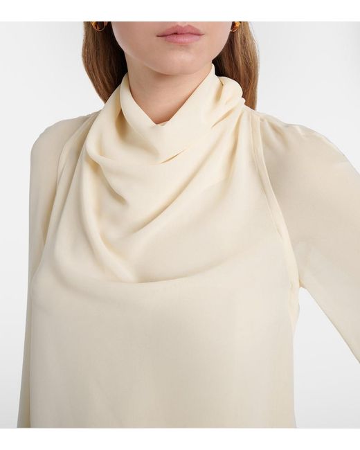 Altuzarra Natural Cara Draped Top