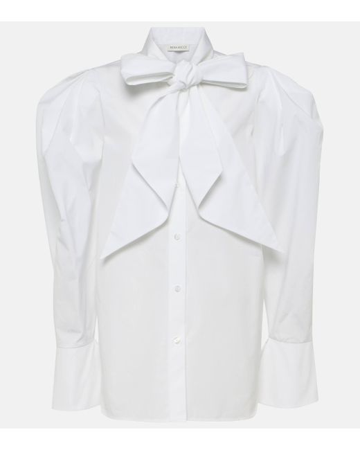 Blouse en coton Nina Ricci en coloris White