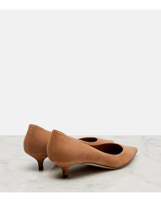 Jimmy Choo Brown Amelia 35 Suede Pumps