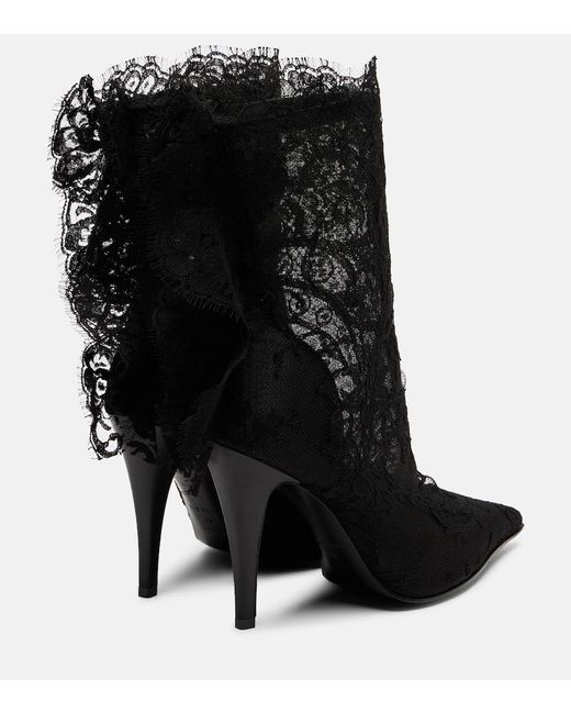 Stivaletti Heron 105 di Alexander McQueen in Black