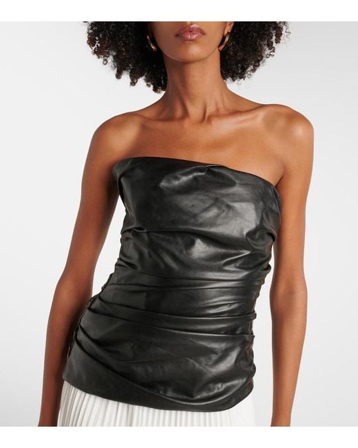 Jonathan Simkhai White Arie Strapless Midi Dress
