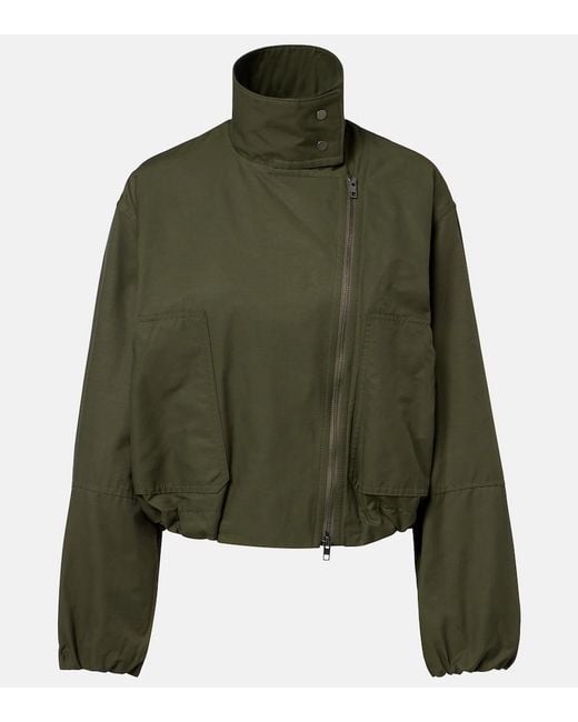 Vince Green Cotton-Blend Jacket