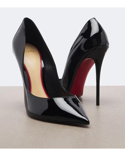 Christian Louboutin Black La Pigalle Patent Leather Pumps
