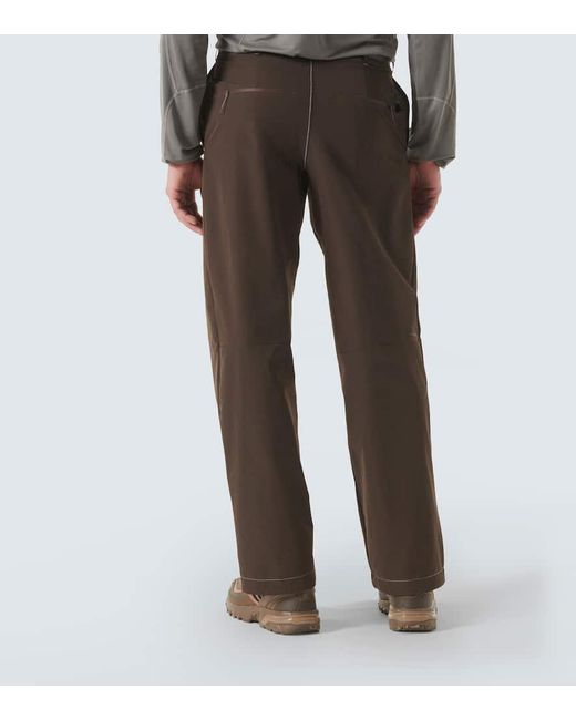 Satisfy Brown Technical Straight Pants for men