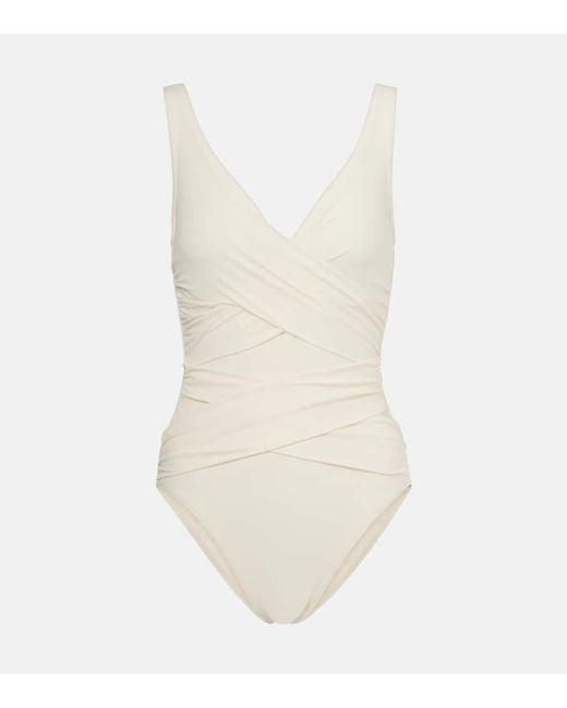 Karla Colletto White Badeanzug Basics