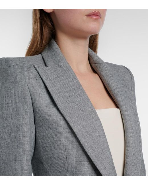 Alex Perry Gray Single-Breasted Blazer