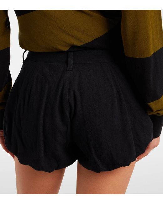 FRAME Black Shell Denim Shorts