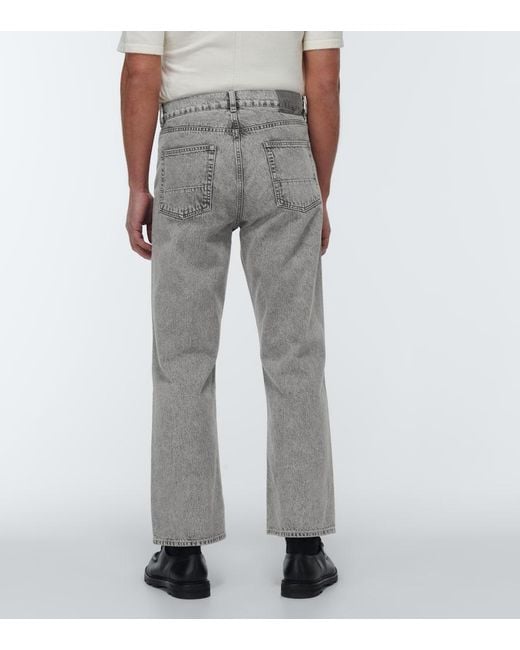 Our Legacy Gray Third Cut Wide-Leg Jeans for men