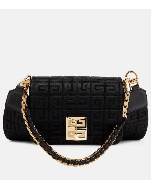 Givenchy Black Small 4g Canvas Crossbody Bag