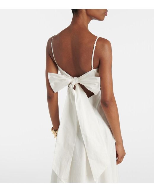 Self-Portrait White Broderie Anglaise Cotton Maxi Dress