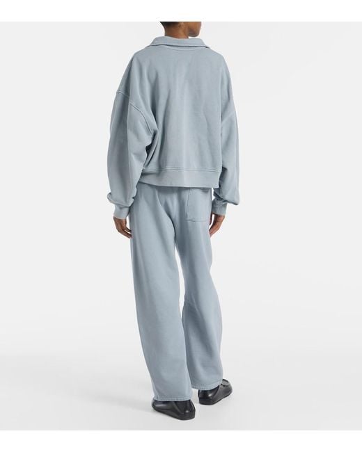 Citizens of Humanity Blue Mirelle Cotton Jersey Sweatshirt