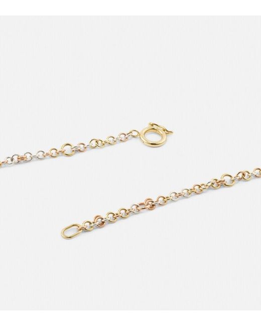Spinelli Kilcollin White Gravity 18Kt, Rose, And Sterling Necklace And 18Kt Ring Set