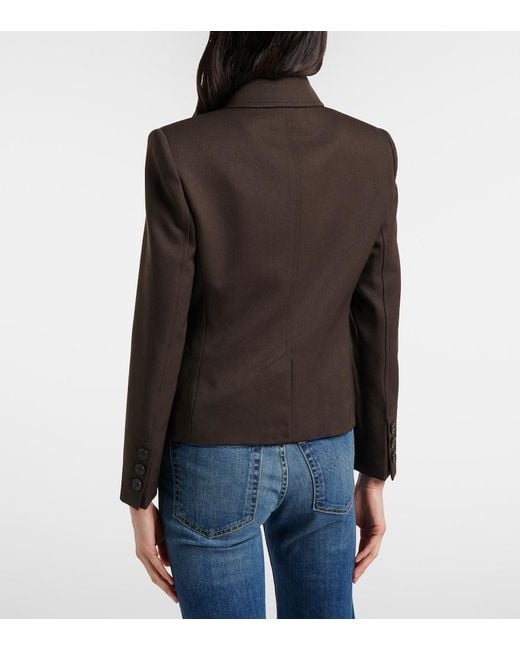 Nili Lotan Black Jamison Virgin Wool Jacket