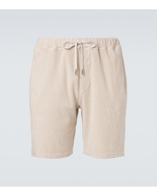 Fedeli Natural Cotton Terry Shorts for men
