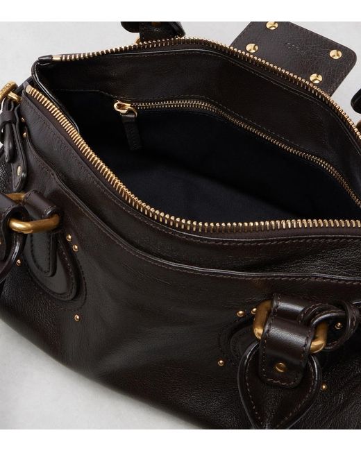 Chloé Black Paddington Small Leather Shoulder Bag