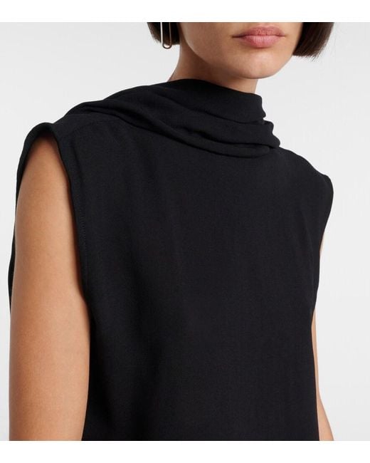 Totême Black Knitted Top