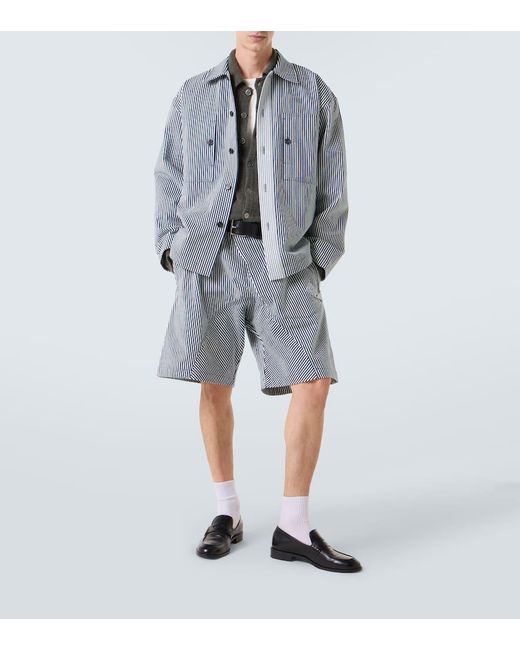 J.W. Anderson Hemdjacke Aus Baumwolle in Blue für Herren