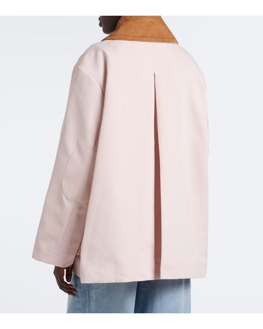 Ganni Pink Canvas Jacket
