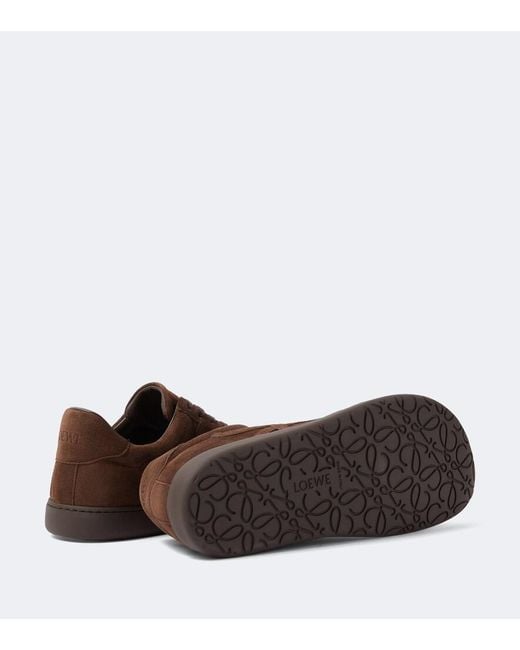 Loewe Brown Jambo Suede Sneakers for men