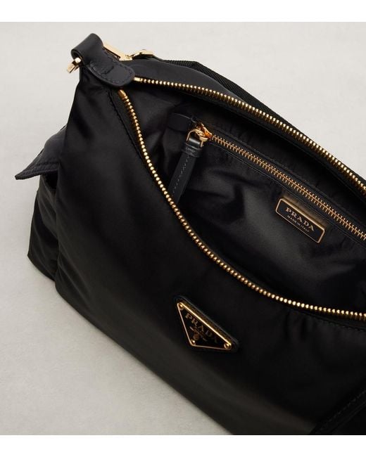 Prada Black Explore Re-Nylon Large Shoulder Bag