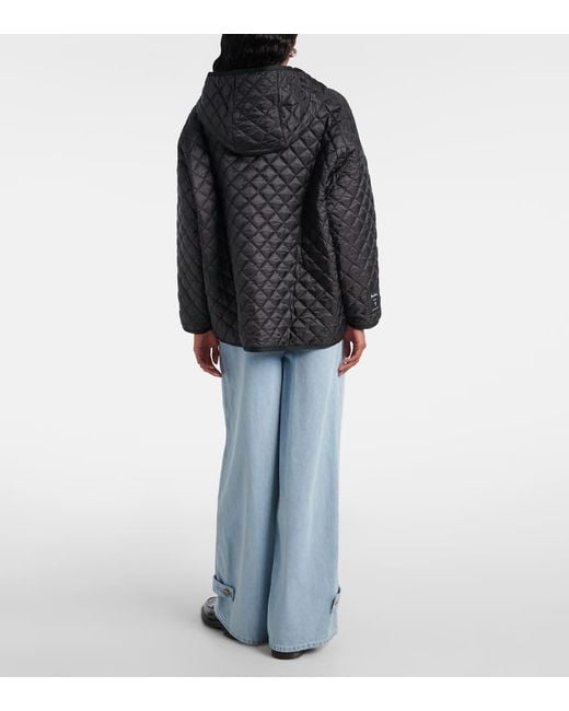 Max Mara Black The Cube Wattierte Jacke Leo