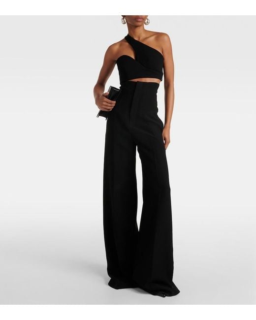 Monot Black Asymmetric Bra Top